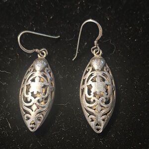 Elegant Sterling Silver Filigree Earrings